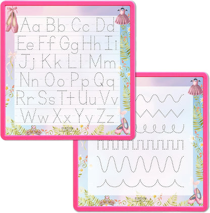 Kid's Name Tracing Board | Dry Erase Letter Tracing | Reusable Writing Practice Board | Personalized | Ballet Theme