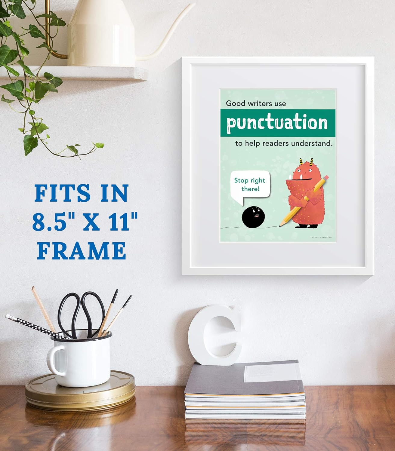 Carson Dellosa 14-Piece Mathematics Strategy Posters, 8.5" x 11" Wall Art Ten Frame, Counting, Number Line, Math Manipulatives, Facts, and More Strategies, Classroom Decor and Teacher Supplies