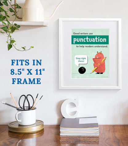 Carson Dellosa 14-Piece Mathematics Strategy Posters, 8.5" x 11" Wall Art Ten Frame, Counting, Number Line, Math Manipulatives, Facts, and More Strategies, Classroom Decor and Teacher Supplies