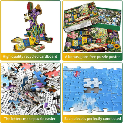 Jigsaw Puzzles for Adults 1000 Piece Puzzle for Adults 1000 Pieces Puzzle 1000 Pieces-Idyllic Rural Summer Landscape
