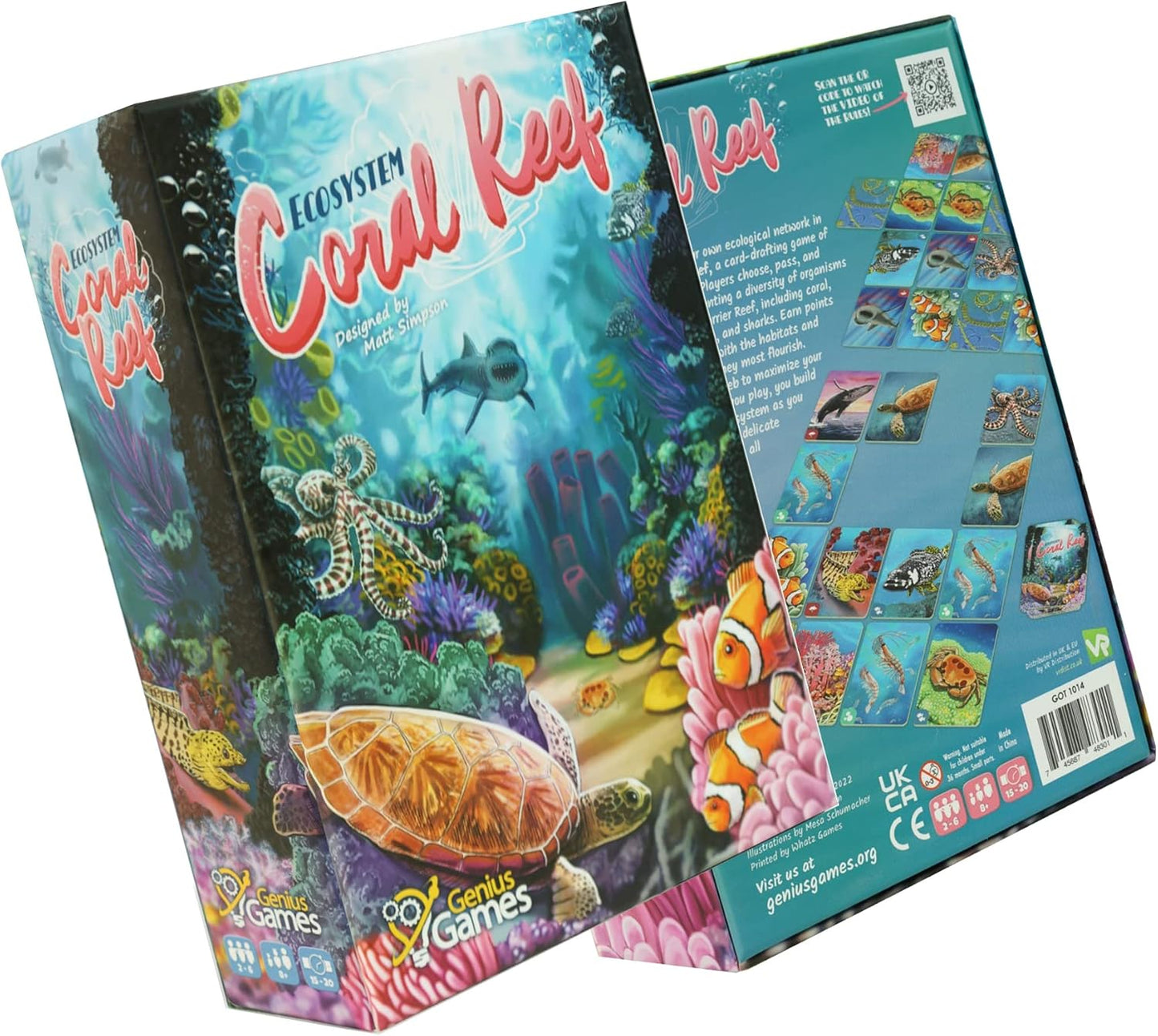 Ecosystem - A Family Card Game about Building Habitats | Learn about Animals, Ecology & Biodiversity for Kids, Adults, Families or the classroom! Fun Board Games for Environmental Science Class