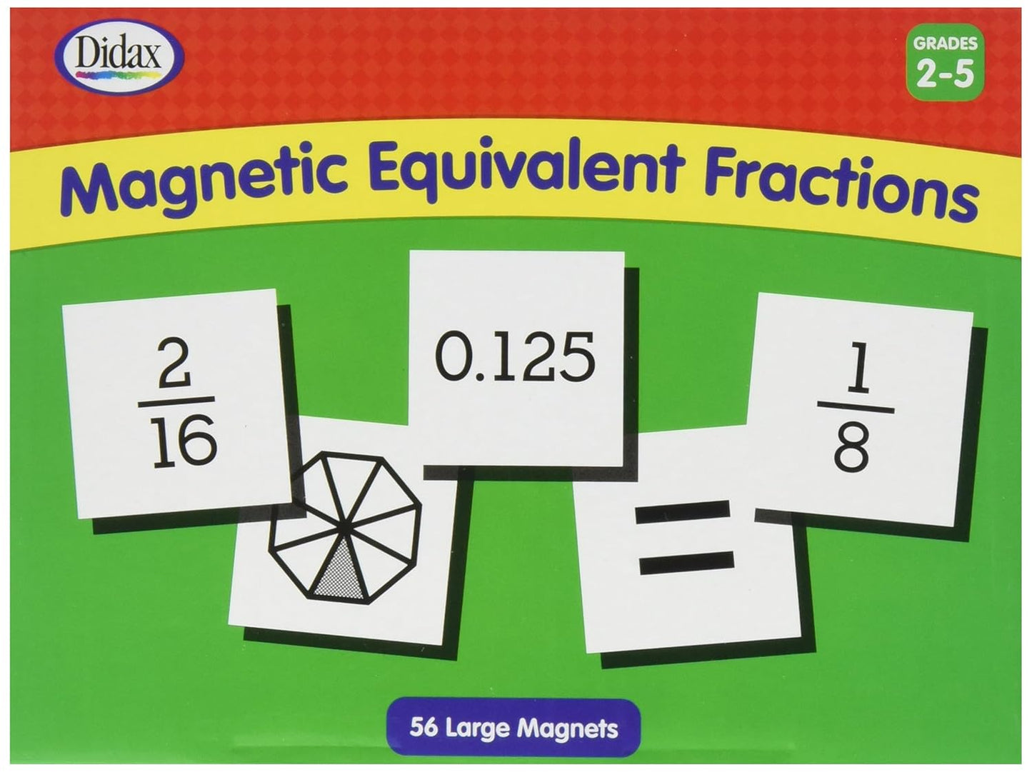 Didax Educational Resources 211035 Magnetic Equivalent Fractions
