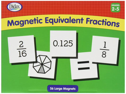 Didax Educational Resources 211035 Magnetic Equivalent Fractions