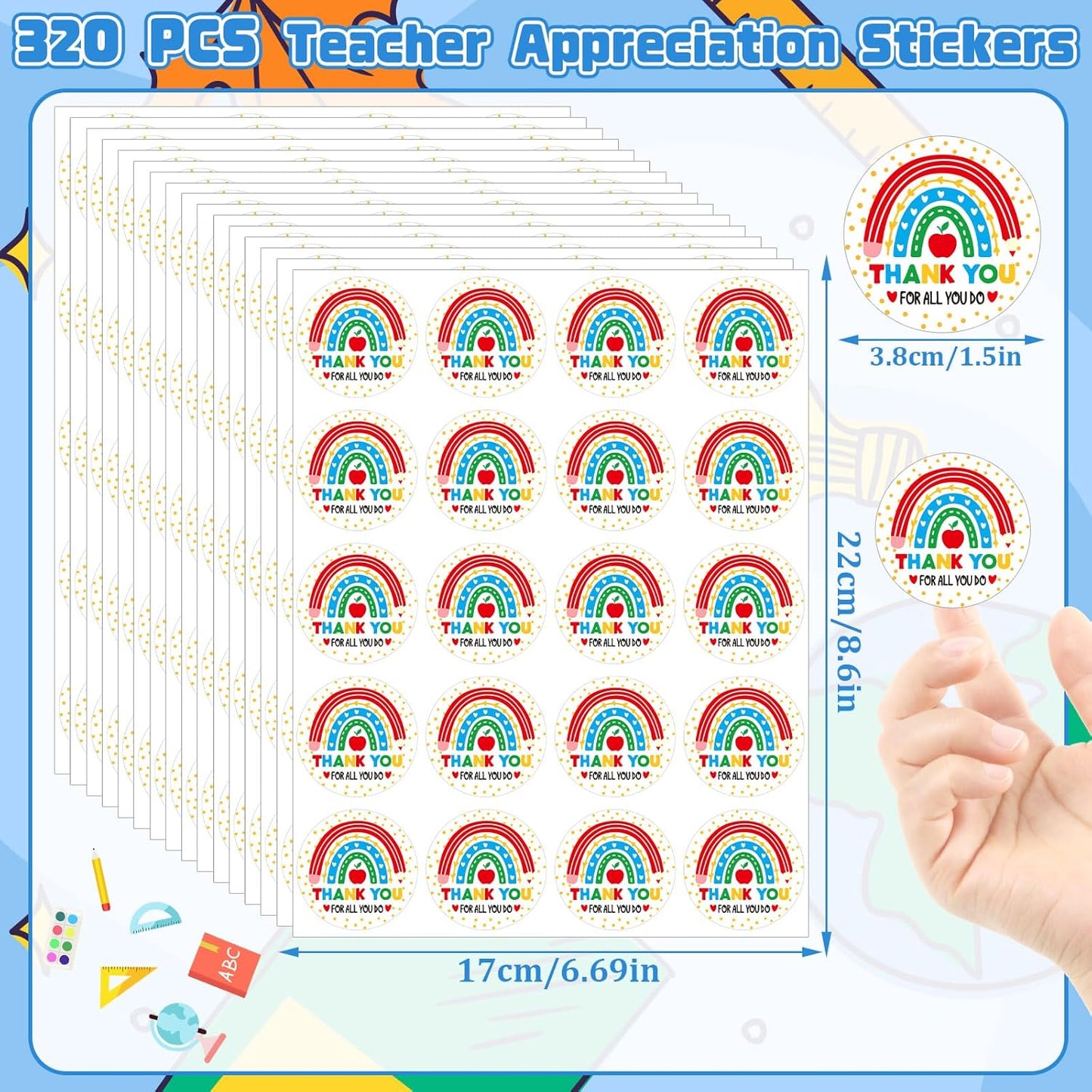 JULMELON 672 PCS Valentines Day Heart Stickers for Kids Conversation Heart Stickers Removable Labels Cards for Candy Envelopes Gifts Classroom Valentine’s Day Party Decorations