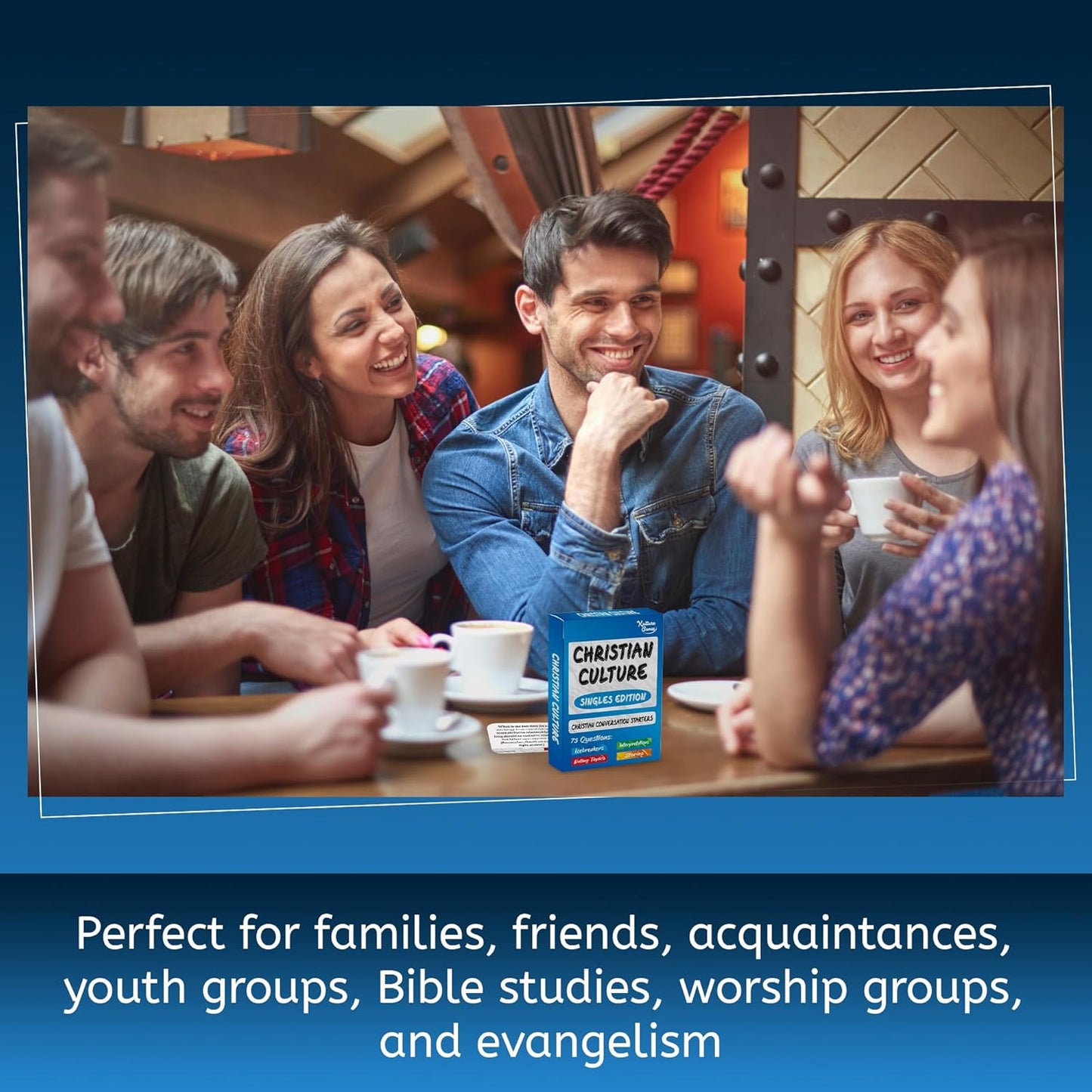 Kulture Games - Bible Conversation Cards for Kids - Christian Family Games - Faith Based Educational Card Games - Sunday School Christian - Gifts Learning - Ages 6+