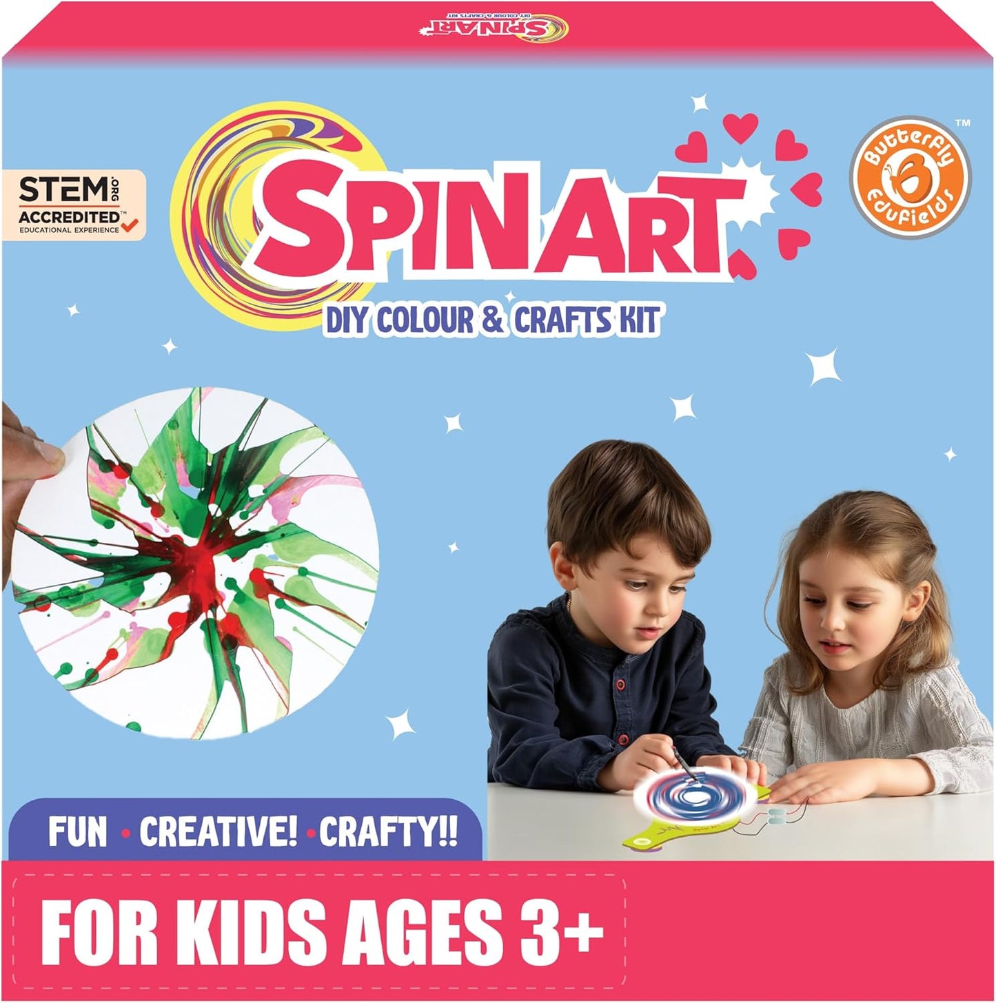 Butterfly EduFields 4in1 Motor Play Science Kit Pack of 5 | Best Birthday Return Gifts for Kids Ages 5 6 7 8 9 10 11 12 | STEM Toy | Reusable & Safe | Birthday Gift for Kids Ages 5+