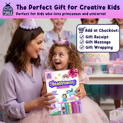 Magical Bead Painting – Birthday Gifts for Girl and Boy Ages 6-8 Years Old, Bead Art & Craft Set, Beads Pen & Painting Activities, Creative Arts & Crafts Ocean Theme Kit with Fun Designs