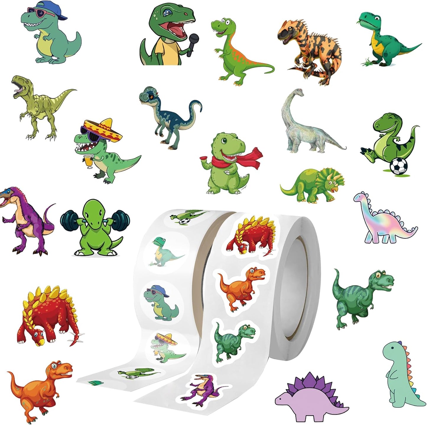 Chemistry Stickers Roll for Kids, Science Lab Experiment Stickers, 1000PCS 2 Rolls Chemical Lab Reward Labels, 10 Styles Classroom Teacher Supplies STEM Party Favors
