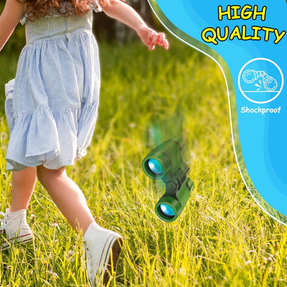 ESSENSON Binoculars for Kids Toys Gifts for Age 3-12 Years Old Boys Girls Kids Telescope Outdoor Toys for Sports and Outside Play, Bird Watching, Birthday Presents