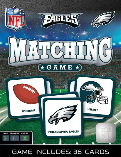 MasterPieces Sports Games - NFL Matching Game - Game for Kids and Family - Laugh and Learn