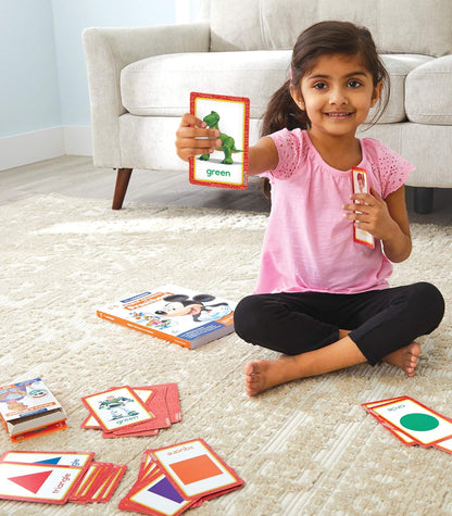 Disney Learning Toy Story 4 BIG Colors and Shapes Flash Cards for Toddlers 2-4 Years, Shapes Flash Cards, Preschool-1st Grade, Shapes and Colors Flash Cards with Reading and Math Readiness
