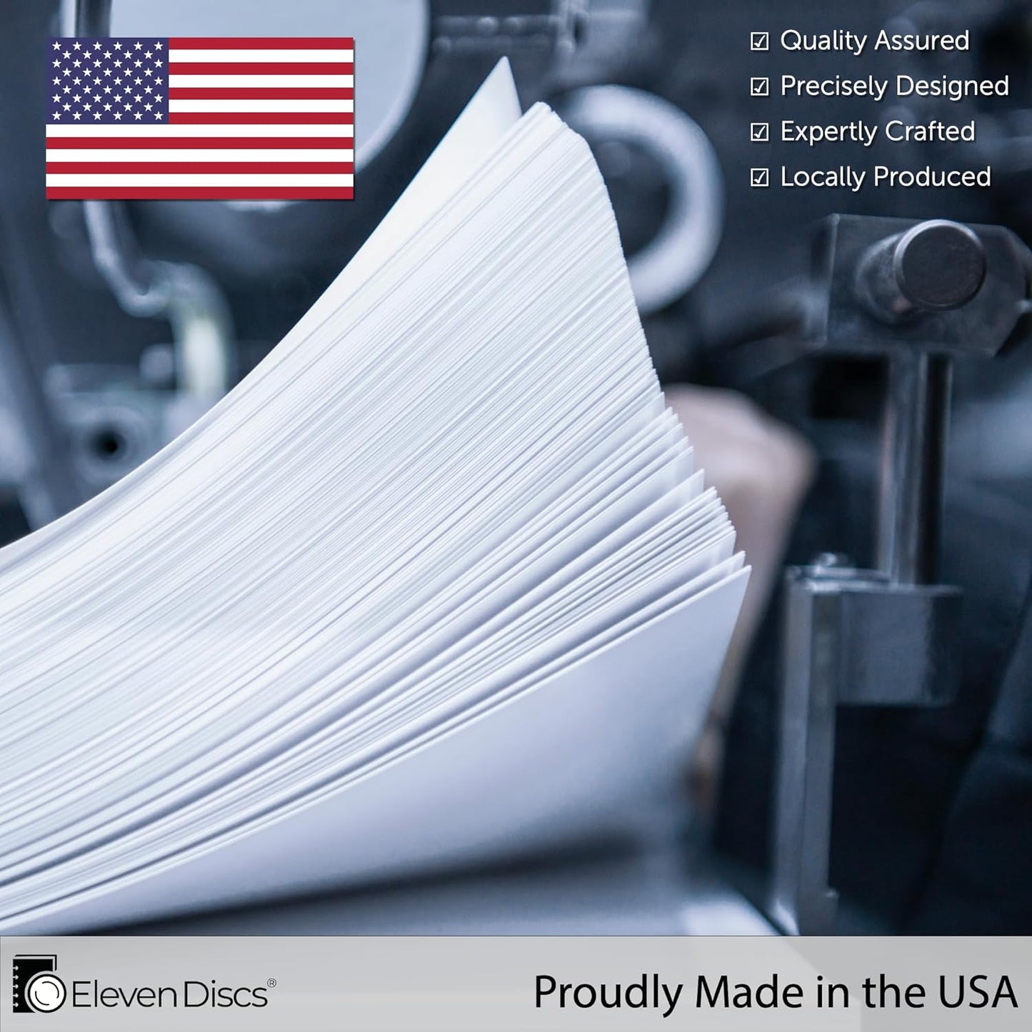 Eleven Discs Discbound Paper, Junior Size Mileage Log Sheets - Premium 120gsm Heavyweight Notebook & Planner Refills - 8 Discs, 5.5 x 8.5 in - Punched for Circa, Arc, TUL (50 Sheets)