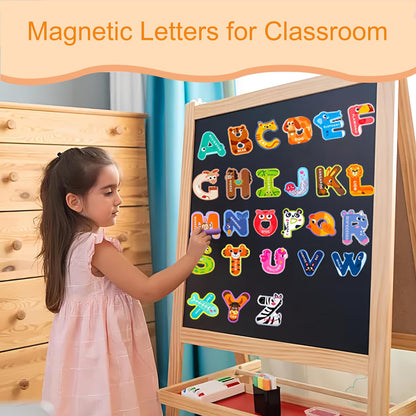 Fridge Magnets for Toddlers 1-3, Magnetic Letters, Alphabet Magnets for Fridge, Magnetic Alphabet Letters, ABC Magnets for Toddlers 1-3 Refrigerator, Letter Magnets, Magnetic Toys for Toddlers 1-3