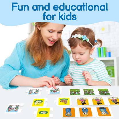 Broytain Sequencing Puzzle Cards,Sequence Game for Kids,Toddler Puzzle,Speech Therapy Toy,Autism Learning Materials,Storytelling,Social Skill,Sentence Building,Learning Activities for 3 4 5 6 Year Old