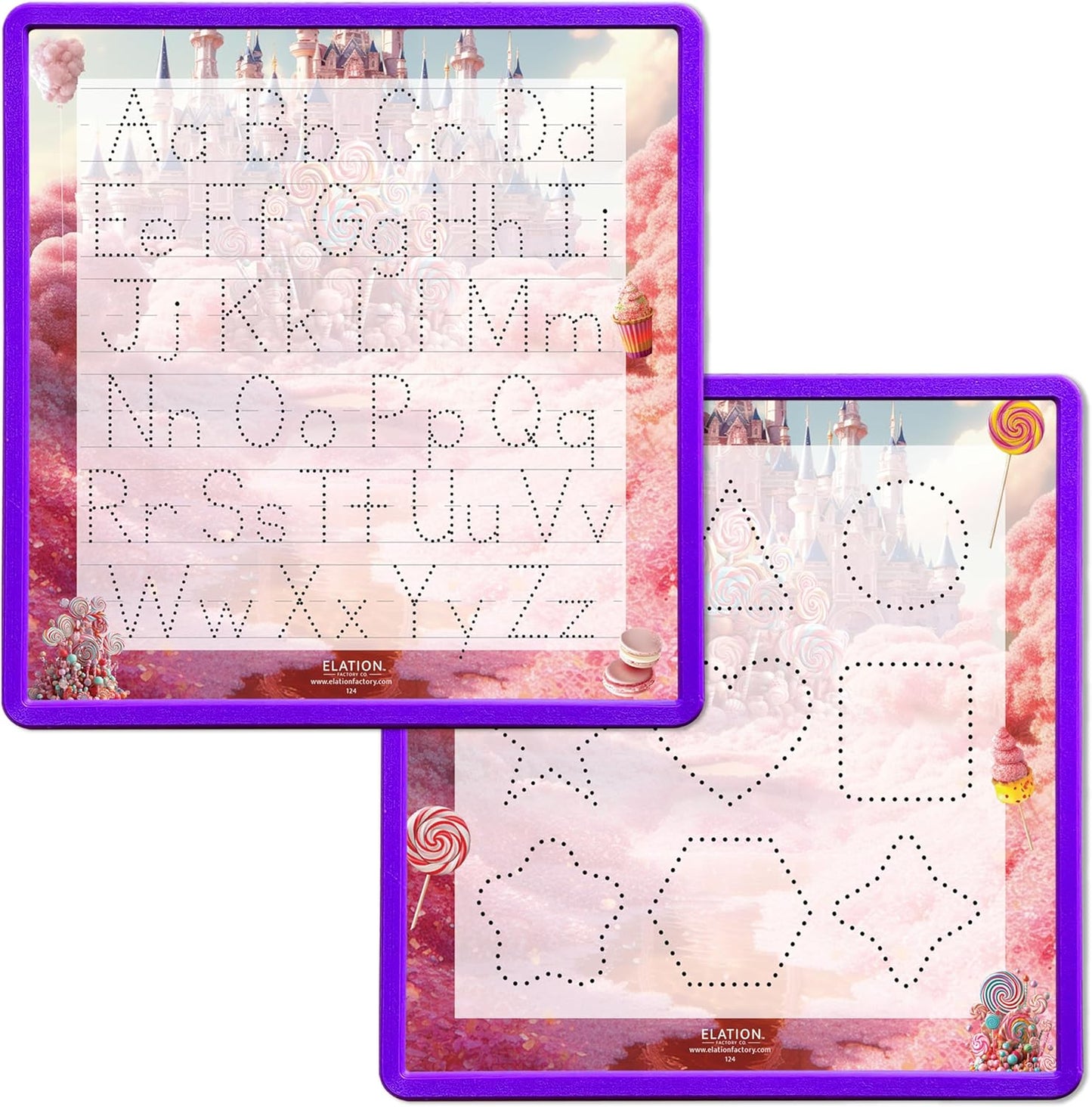 Kid's Name Tracing Board | Dry Erase Letter Tracing | Reusable Name Board | Alphabet Letters | Personalized | Candy Theme