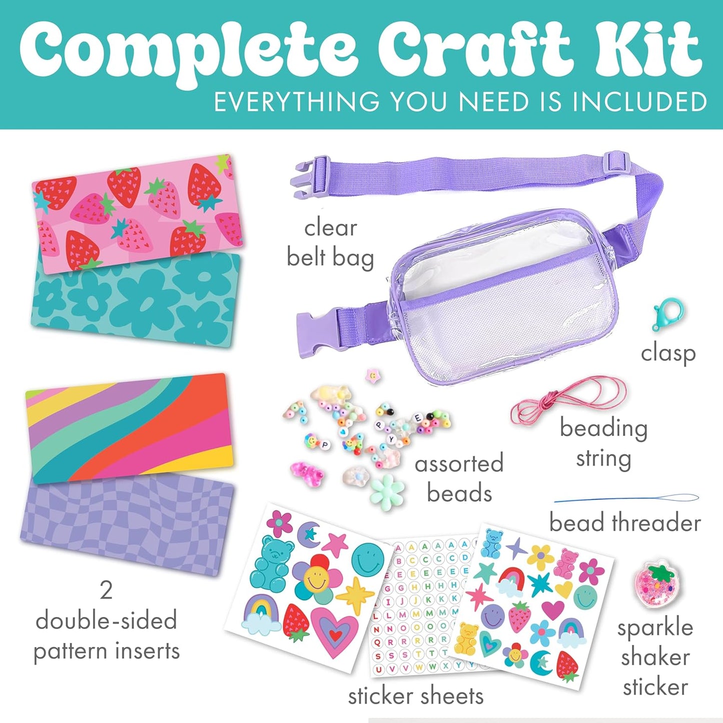 Creativity for Kids Chic Boutique: DIY Headbands Craft Kit - Create 5 Unique Designs for Girls | Spring Crafts (Ages 6+)