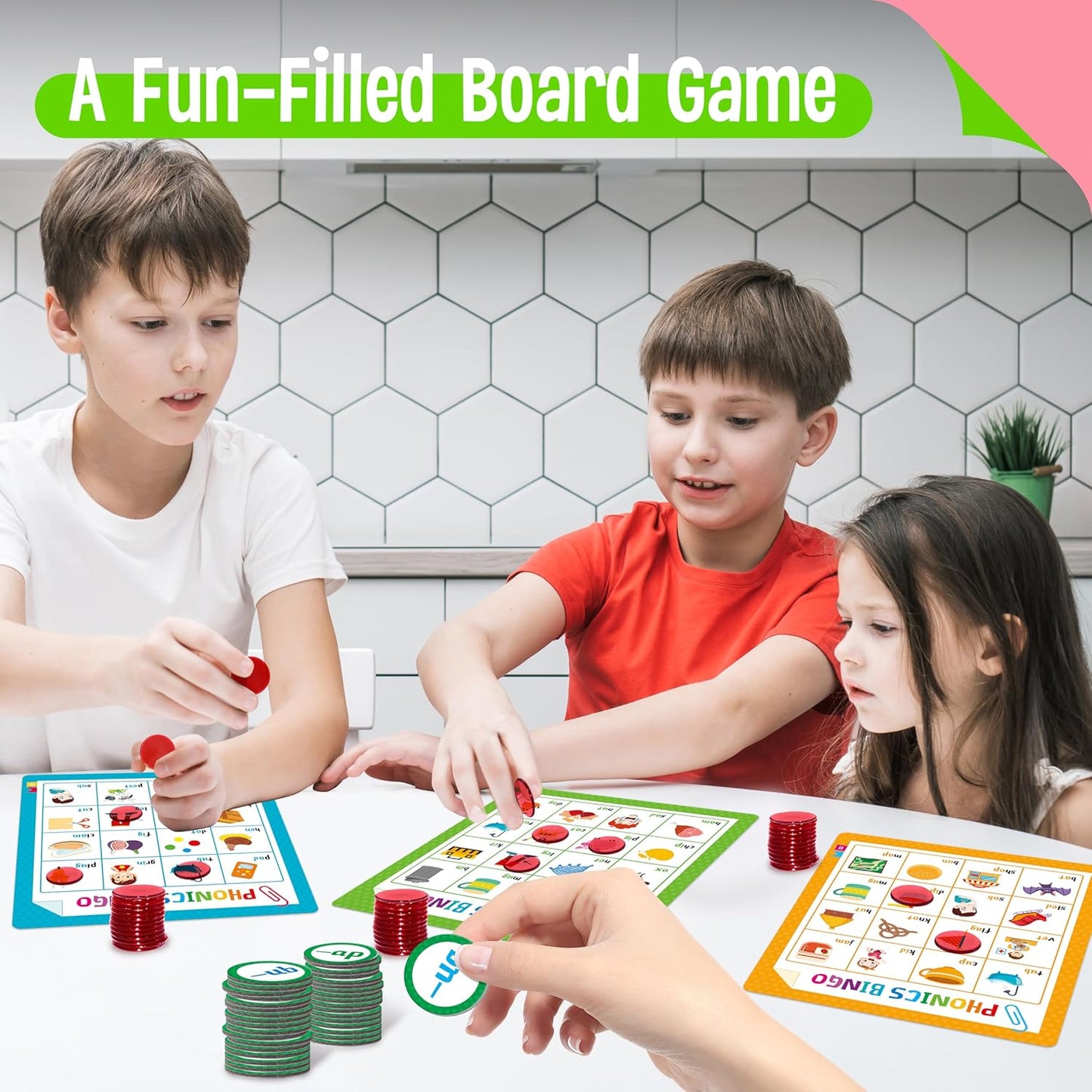 SpriteGru Multiplication & Division Bingo Game, 480 Math Problems, 2 Educational Math Board Game for Kindergarten and Preschool Kids 4-8, Perfect for Classroom & At Home (Up to 25 Players)
