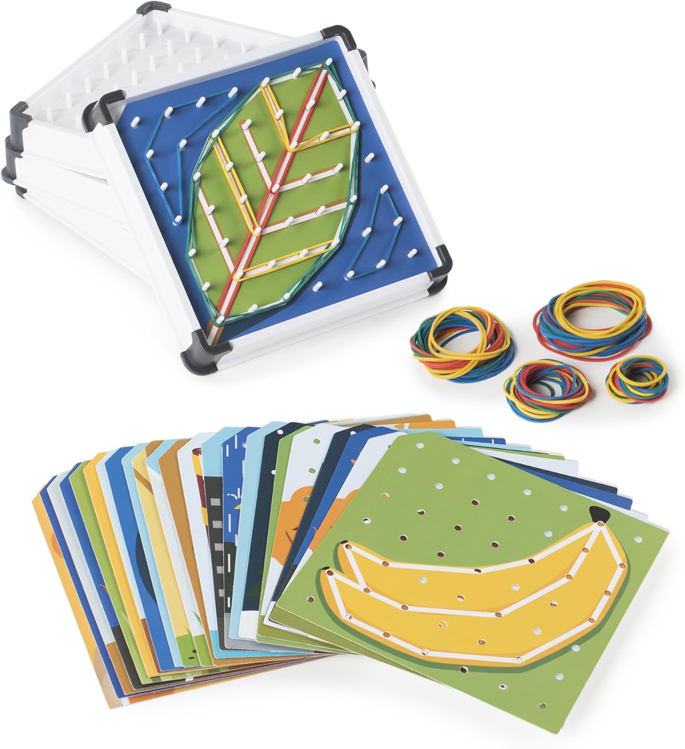 Guidecraft- Geo Boards, Multicolour (1)