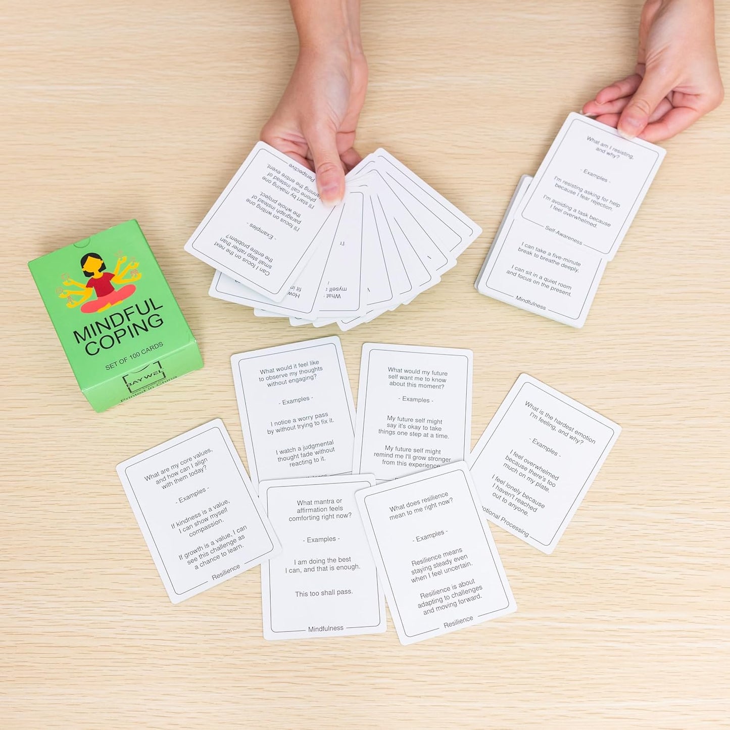 100 Mindfulness Conversation Cards for Kids - Enable Meaningful Conversations with Kids