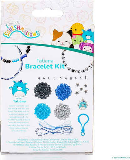 Original Squishmallows Archie The Axolotl Bracelet Kit, Friendship Bracelet Kit, Charm Bracelet Making Kit, Gifts for Girls, Squishmallows for Boys, Craft Kits