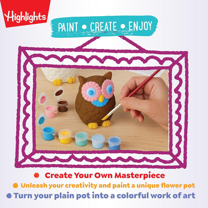 Highlights Paint Your Own Plaster Figurine & Activity Kits – DIY Art Sets with Figurines, Paints, Brush & Bonus Activities – Multiple Themes – Ages 6+