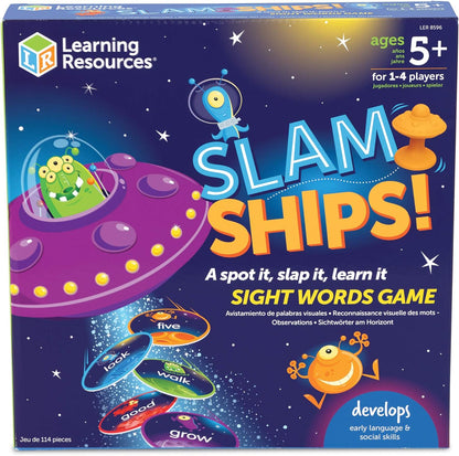 Learning Resources Sight Word Swat A Sight Words Game - Phonics Flash Cards, Board Games for Kids, Montessori Spelling , Homeschool, Classroom Must Haves, Teacher Supplies, Gifts for Boys and Girls