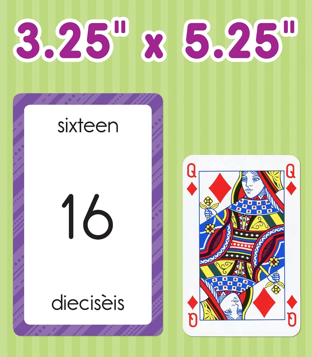 Carson Dellosa Bilingual Number Flash Cards, Phonics and Math Flashcards for Kids Ages 5 and Up Covering 1 to 100 in Spanish and English, Educational Games for ESL Learners