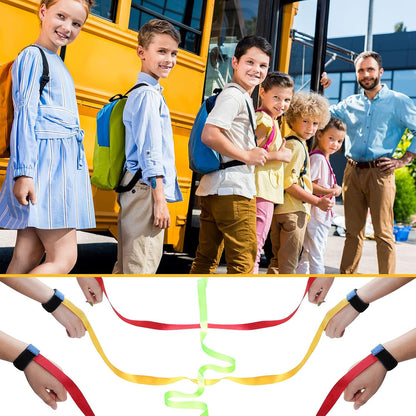 Kajaia Children Safety Walking Rope with 14 Handles - Colorful Adjustable Outdoor Safety Rope for Preschool, Nursery, Daycare, Kindergarten, School Kids & Teachers