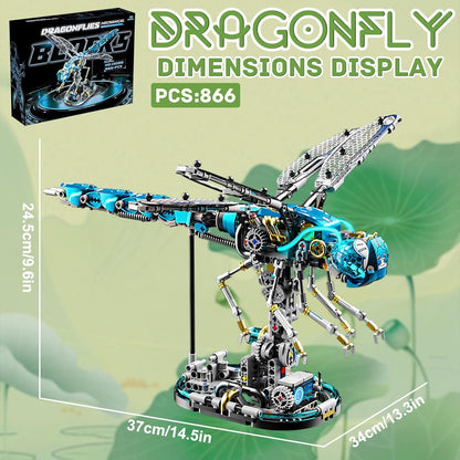 Mechanical Seahorse Building Set Steampunk Ocean Animal Model Kit Articulated Sea Creature Construction Toy Gift for Marine Life Enthusiasts for Adults Teens 1003 Pieces