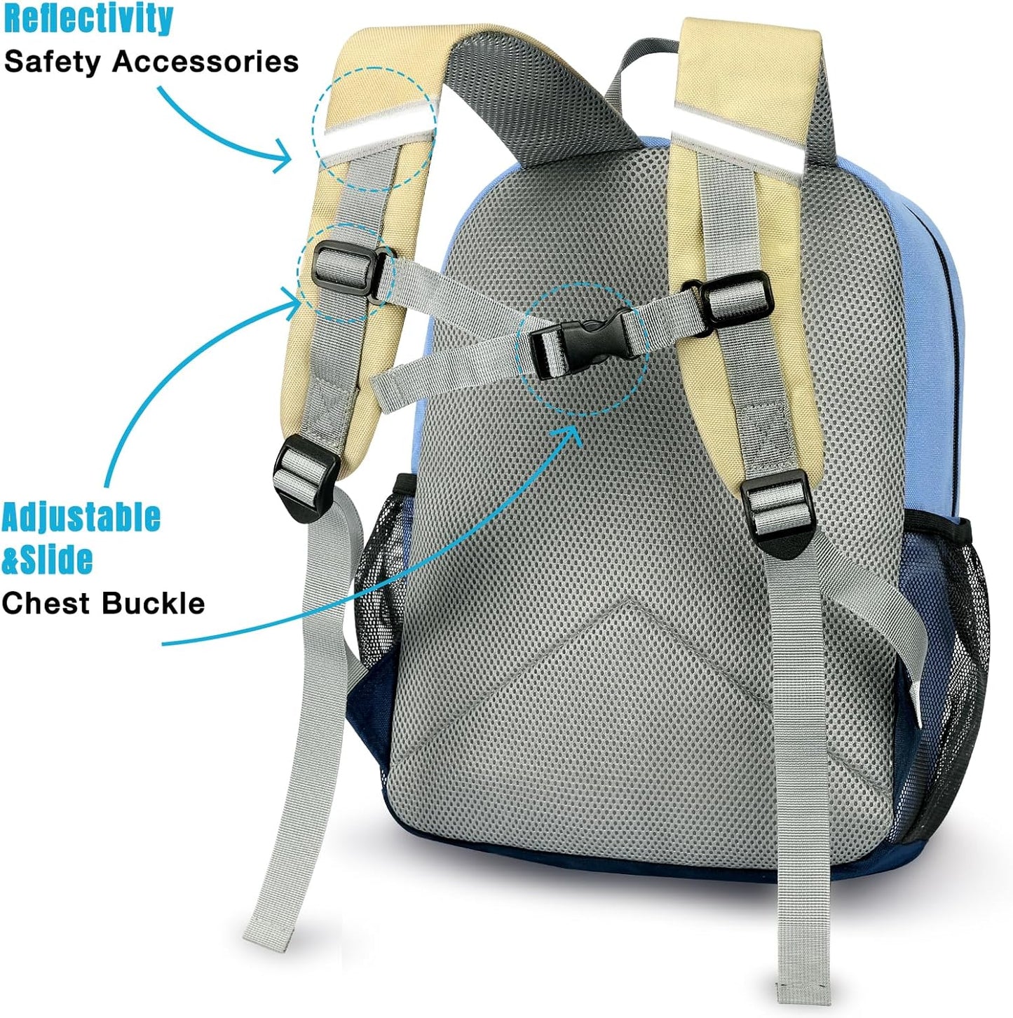 STEAMEDBUN Toddler Backpack Leash for 1-3: Backpack with Leash for Boys Girls - Anti-Lost Harness Backpack for Walking