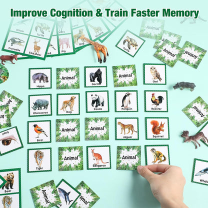 Fuutreo 82 Pcs Christian Memory Matching Games Religious Bible Matching Cards Memory Game Concentration Cards for Winter Holiday Educational Gifts Family Supplies