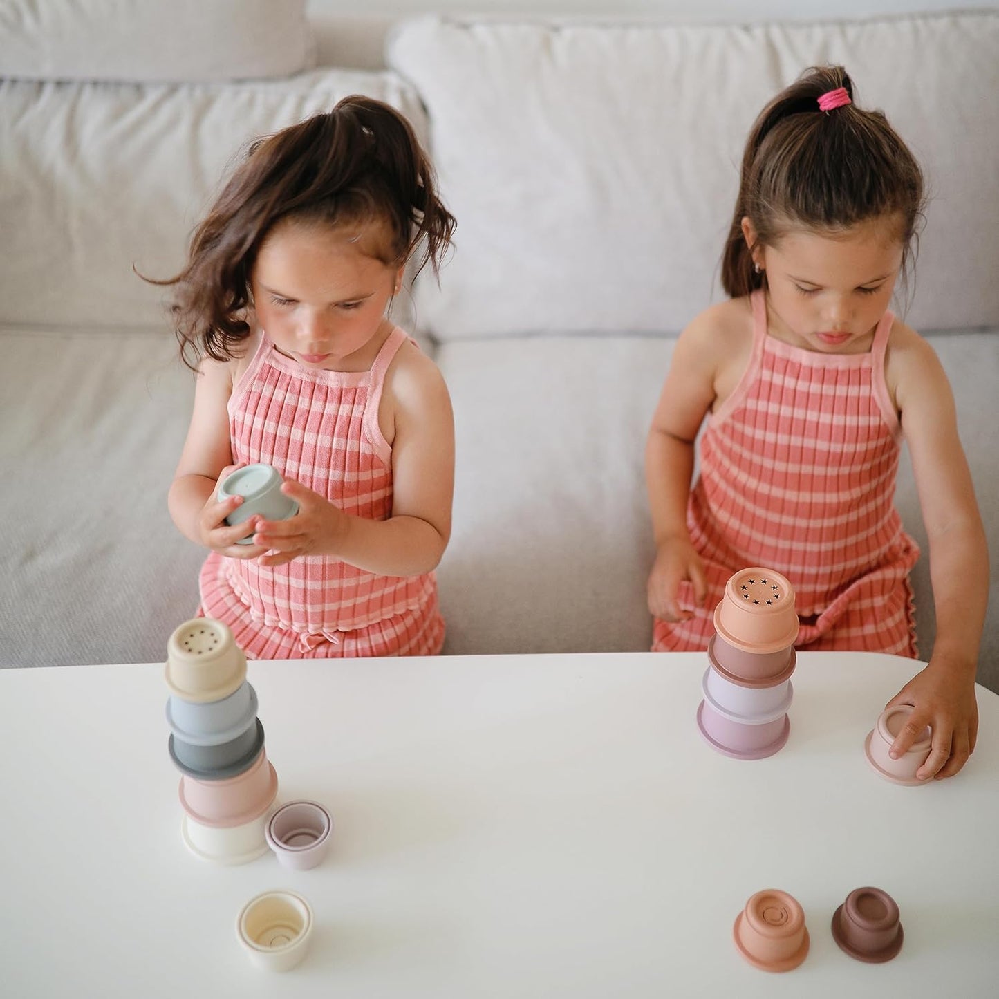 mushie Stacking Cups Toy | Made in Denmark (Original)