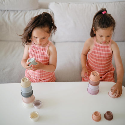 mushie Stacking Cups Toy | Made in Denmark (Original)