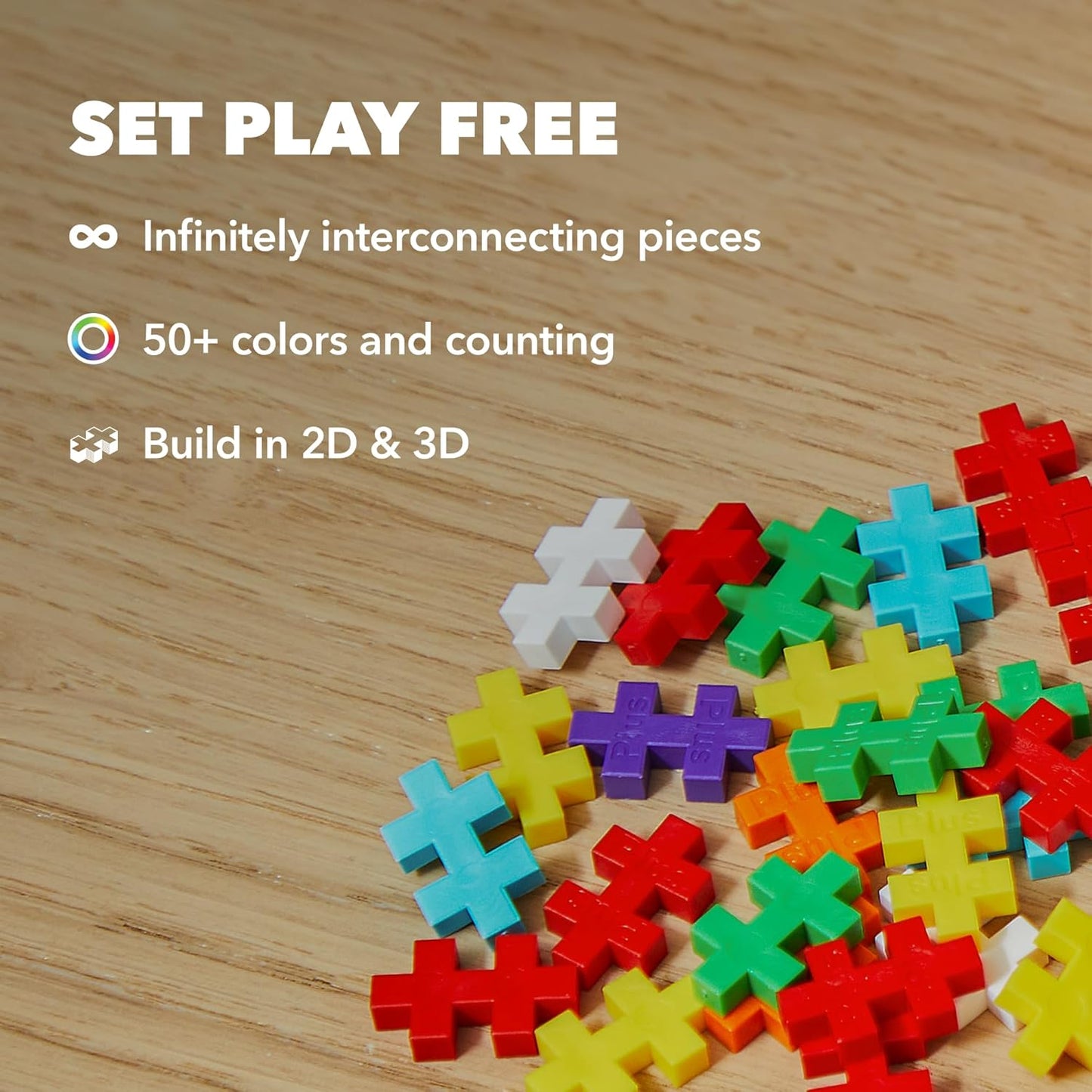 PLUS PLUS Learn to Build Robots, 250 Pieces - Interlocking Mini Building Blocks, 3D Puzzle Stem Toy for Kids, Birthday Gifts for Boys & Girls