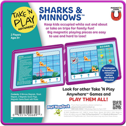 PlayMonster Take N Play Anywhere — Hangman — Easy to Use, Hard to Lose — Fun on the Go Travel Game — For Ages 5+
