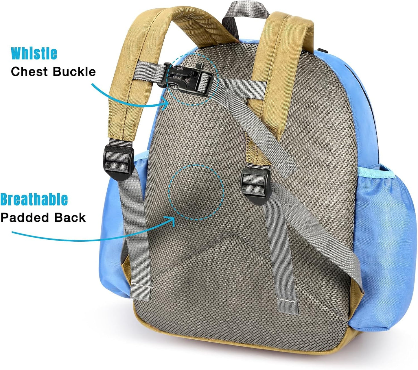 STEAMEDBUN Backpack Leash for Toddlers 1-3: Baby Backpack with Leash for Boys Girls - Anti-Lost Harness for Walking
