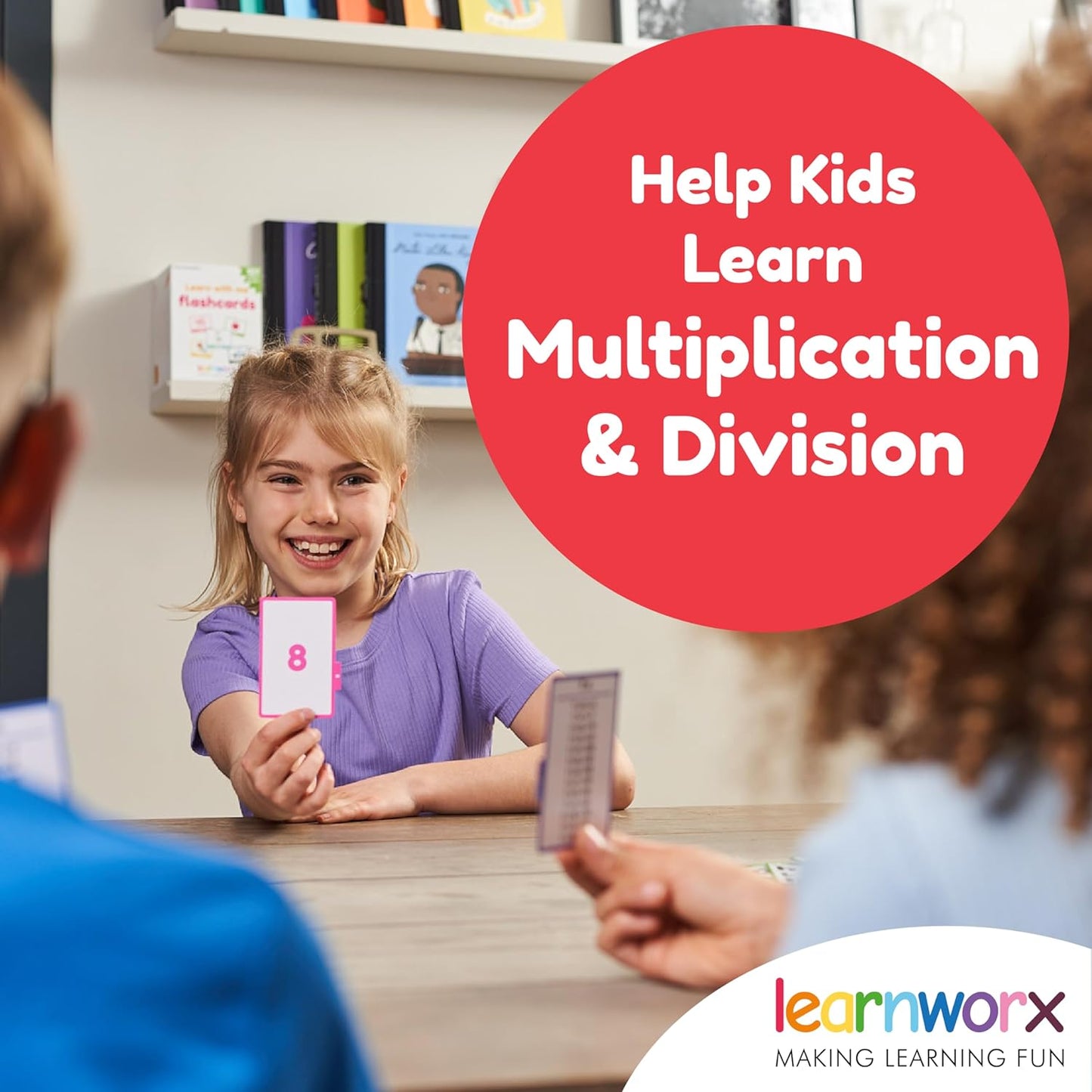 Multiplication Flash Cards, Math Flash Cards, Multiplication Division, Math Facts, Kids Games 2nd 3rd 4th 5th 6th Grade, Times Table | Bulk 352 Flashcards Set Ages 7-11