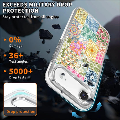 for iPhone 17 Pro Max Case [Compatible with Magsafe],Girls Women Clear Magnetic Case Silicone Shockproof Protective Cover with Pattern Colorful Motivational Letters