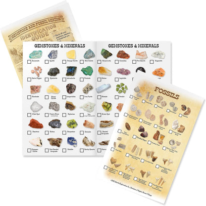 Boone's Mill Gemstone Paydirt | 5 Pounds | Gem Mining Rough Stone Mix | Rock Fossil ID Guide