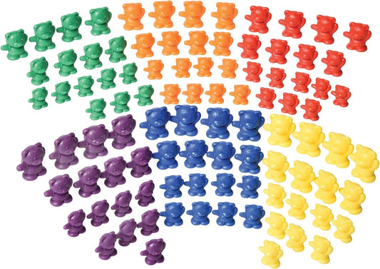Bear Counters – 96-Piece Early Math Manipulative Set for Counting, Sorting, Patterns, Fine Motor Skills & Special Needs Learning