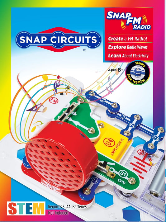 STEM Toy Radio KIT | for Kids 8+ yrs | Electronics KIT | Science KIT for Kids | DIY STEM KIT | SNAP Circuits STEM