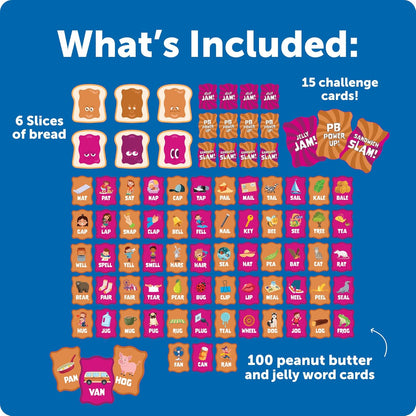 Learning Resources PB & What?! - Learn to Read Rhyming Games for Kids, Literacy Phonics Game, Elementary Classroom Matching Games, Learning Game for Grade School, Kindergarten 1st and 2nd Graders