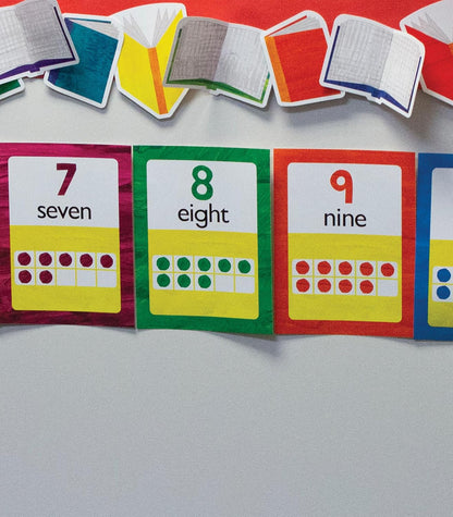 World of Eric Carle 43 pc Bundle of Math Bulletin Board Decorations, Numbers 0-20, Ten Frames, Counters, Place Value Math Manipulatives, Homeschool and Classroom Decor