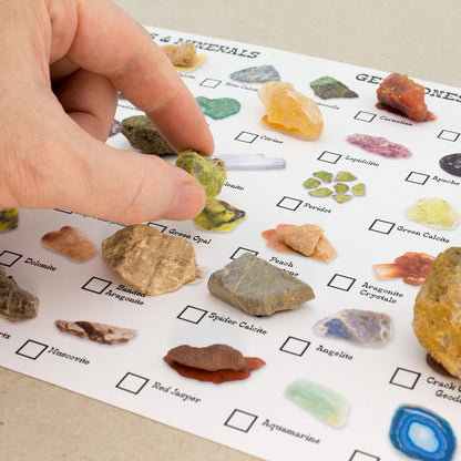 Boone's Mill Gemstone Paydirt | 5 Pounds | Gem Mining Rough Stone Mix | Rock Fossil ID Guide