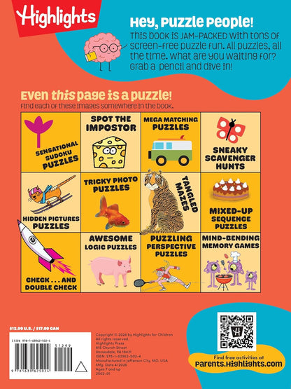 brainPLAY Most Challenging Picture Puzzles Ever: 144 Pages of Visual Puzzles and Brain Teasers for Kids 7 and Up, Hidden Pictures Puzzles, Mazes, Riddles and More Fun Puzzles (brainPLAY Puzzle Books)