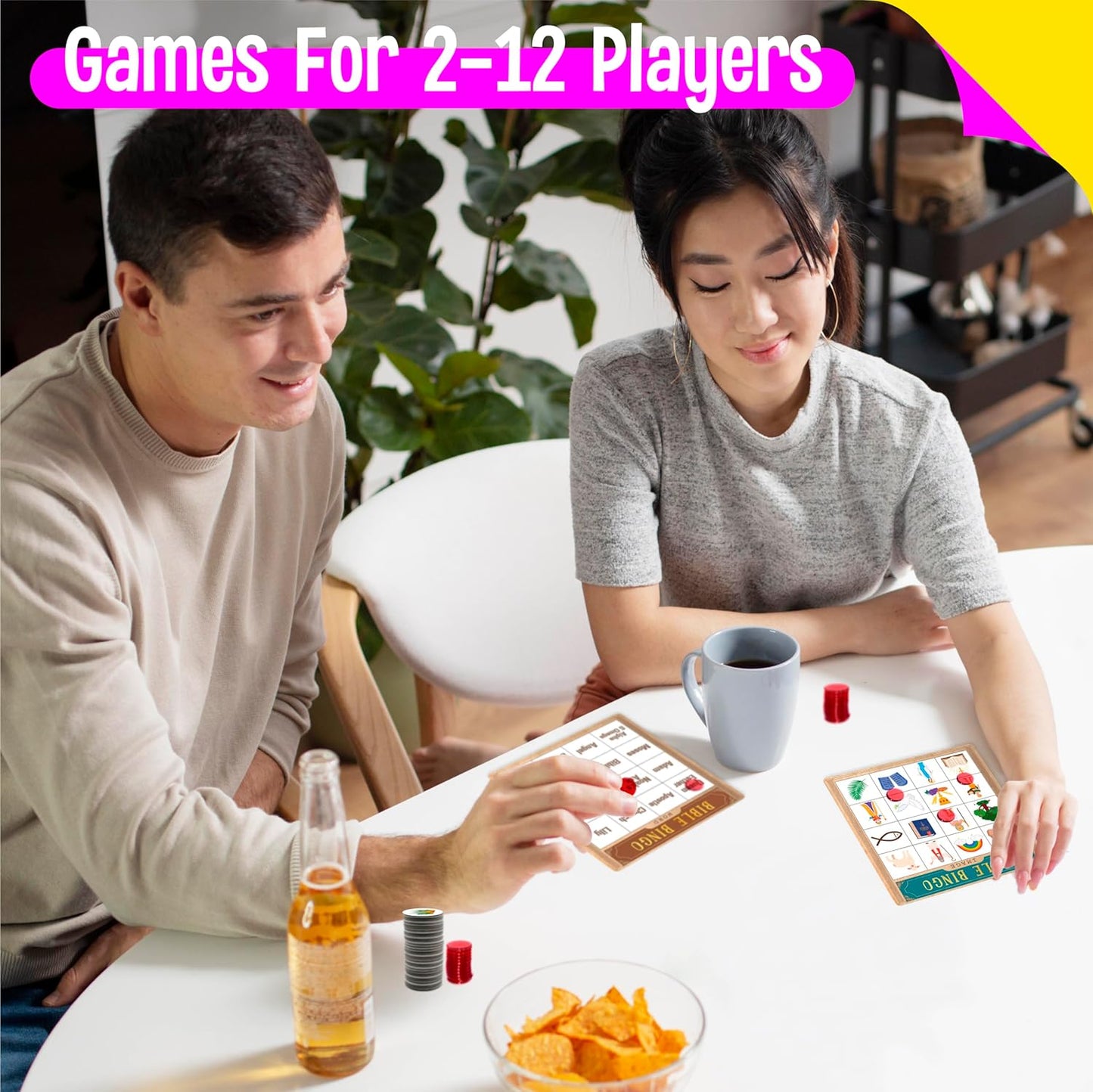 SpriteGru Multiplication & Division Bingo Game, 480 Math Problems, 2 Educational Math Board Game for Kindergarten and Preschool Kids 4-8, Perfect for Classroom & At Home (Up to 25 Players)