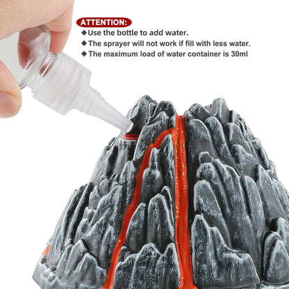 DINOBROS Volcano Toy for Kids 3-5, Mist-spouting Volcano Model with Dinosaur Sounds, Simulated Volcano Gifts for Boys and Girls