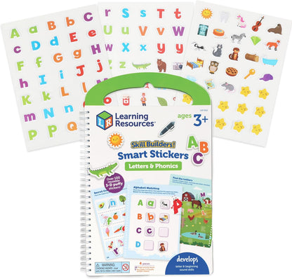 Learning Resources Skill Builders Letter Quiz Wheel, Alphabet Flash Cards, Reading Games, Sight Words Flash Cards Kindergarten, Ages 3 and Up