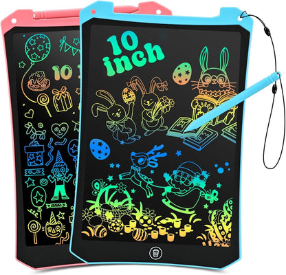EooCoo Toddler Boy Toys, Kids Gifts, 10 Inch LCD Writing Tablet, Drawing Pad, No Mess Coloring Books for Kids, Travel Games, Gifts for Boys 4-6, Educational Toys for 3 4 5 6 7 Years Old Boys and Girls