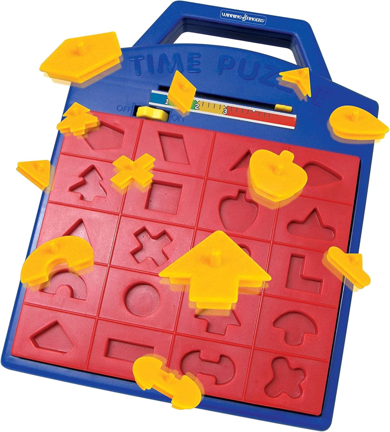 Winning Fingers Pop Up Board Game 2-Player | Preschool Game with Alphabet Puzzle Pieces | Educational Learning Toy for Toddler and Kids Ages 3+